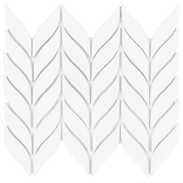 DUNIN BOTTANY mozaika 26,5x22,5(4x8)cm, mat, white