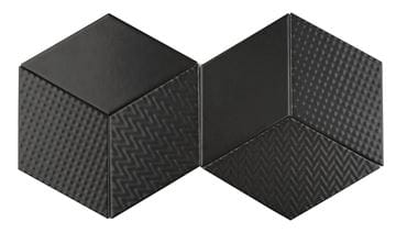 DUNIN ROMBIC obklad 11,5x20cm, mat, black ROMBIC BLACK 03 mat Obrázek - fotka
