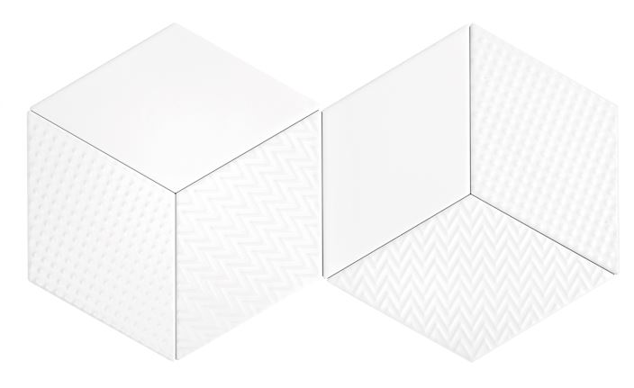 DUNIN ROMBIC obklad 11,5x20cm, mat, white ROMBIC WHITE 04 MATT Obrázek - fotka