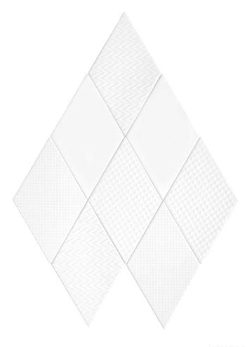 DUNIN ROMBIC obklad 11,5x20cm, mat, white ROMBIC WHITE 04 MATT Obrázek - fotka