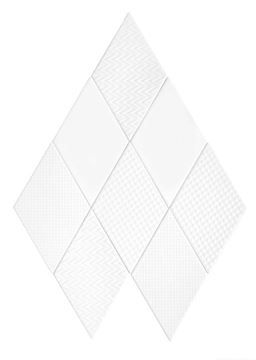 DUNIN ROMBIC obklad 11,5x20cm, mat, white ROMBIC WHITE 04 MATT Obrázek - fotka
