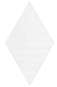 DUNIN ROMBIC obklad 11,5x20cm, mat, white