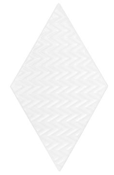 DUNIN ROMBIC obklad 11,5x20cm, mat, white
