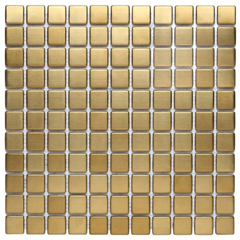 DUNIN METALLIC mozaika 30,5x30,5(2,5x2,5)cm, gold DINOX GOLD 010  Obrázek - Hlavní obrázek