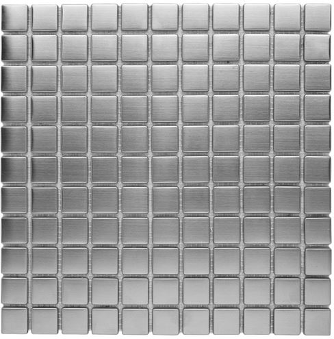DUNIN METALLIC mozaika 30,5x30,5(2,5x2,5)cm, silver DINOX 010  Obrázek - Hlavní obrázek