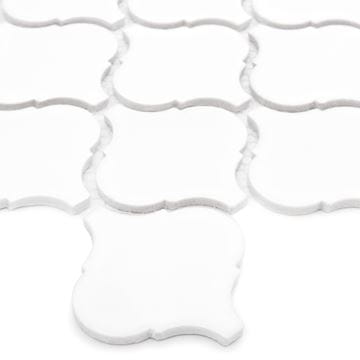DUNIN ARABESCO mozaika 27,6x25(7,8x7,4)cm, lesk, white M. ARABESCO WHITE Obrázek - fotka