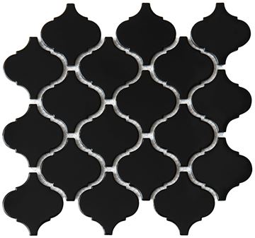 DUNIN ARABESCO mozaika 27,6x25(7,8x7,4)cm, lesk, black