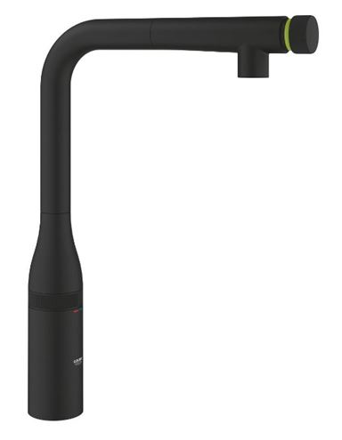 GROHE ESSENCE SMARTCONTROL dřezová baterie, s vytahovací sprškou, phantom black 31928KF0 Obrázek - Hlavní obrázek