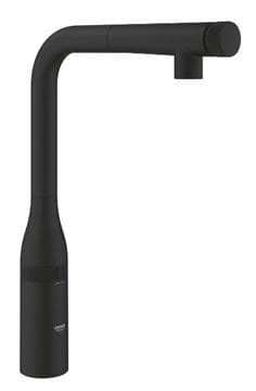 GROHE ESSENCE SMARTCONTROL dřezová baterie, s vytahovací sprškou, phantom black 31928KF0 Obrázek - fotka