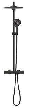 GROHE RAINSHOWER SMARTACTIVE 310 sprchový set s termostatickou baterií, horní sprcha, ruční sprcha, tyč, hadice, phantom black 22119KF0 Obrázek - fotka