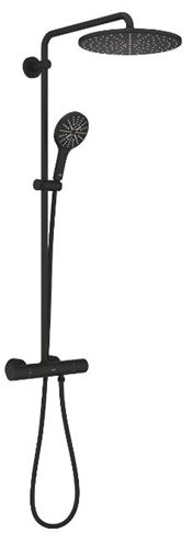 GROHE RAINSHOWER SMARTACTIVE 310 sprchový set s termostatickou baterií, horní sprcha, ruční sprcha, tyč, hadice, phantom black 22119KF0 Obrázek - Hlavní obrázek