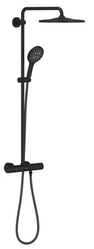 GROHE RAINSHOWER SMARTACTIVE 310 sprchový set s termostatickou baterií, horní sprcha, ruční sprcha, tyč, hadice, phantom black 22119KF0 Obrázek - fotka