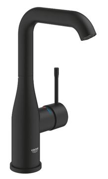 GROHE ESSENCE NEW umyvadlová stojánková baterie, Water Saving, phantom black 24177KF1 Obrázek - fotka