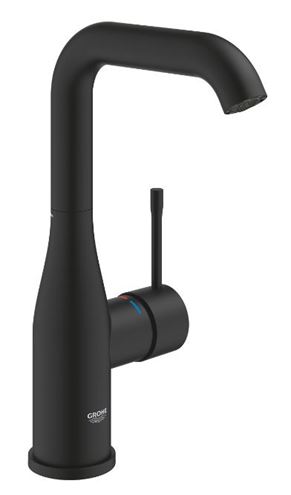 GROHE ESSENCE NEW umyvadlová stojánková baterie, Water Saving, phantom black 24177KF1 Obrázek - Hlavní obrázek