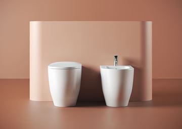 ARTCERAM MONET WC sedátko Slim, SoftClose, lesklá bílá MNA001 01,71 Obrázek - fotka