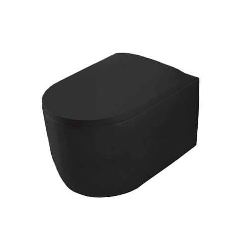 ARTCERAM MONET WC sedátko Slim, SoftClose, matná černá MNA001 17,71 Obrázek - fotka