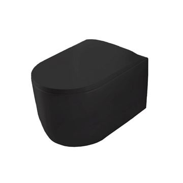 ARTCERAM MONET WC sedátko Slim, SoftClose, matná černá MNA001 17,71 Obrázek - fotka