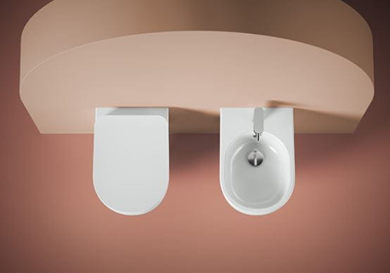 ARTCERAM FILE 2.0 závěsné WC, Rimless splachování, lesklá bílá  FLV004 01,30 Obrázek - fotka
