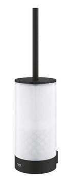 GROHE SELECTION WC štětka nástěnná, sklo/phantom black