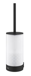 GROHE SELECTION WC štětka nástěnná, sklo/phantom black