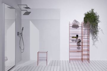 KARTELL BY LAUFEN stolička do sprchy, krystal transparentní H3893300840001 Obrázek - fotka