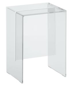 KARTELL BY LAUFEN stolička do sprchy, krystal transparentní