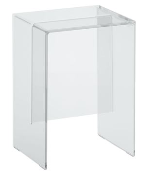 KARTELL BY LAUFEN stolička do sprchy, krystal transparentní