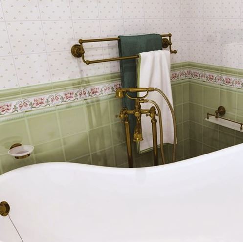 BEMETA RETRO mýdlenka, nástěnná, sklo, bronz 144108027 Obrázek - fotka