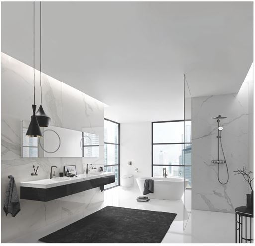 GROHE ESSENTIALS dávkovač tekutého mýdla 160 ml, bez držáku, sklo, kartáčovaný hard graphite 40394AL1 Obrázek - fotka