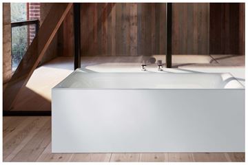 BETTE LUX vana 170x75 cm, pro 2 osoby, bez nožiček, titanová ocel 3440-000 Obrázek - fotka