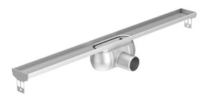 ACO SHOWERDRAIN C sprchový žlab 785 mm, ke stěně, boční odtok DN 50, bez roštu, nerez ocel