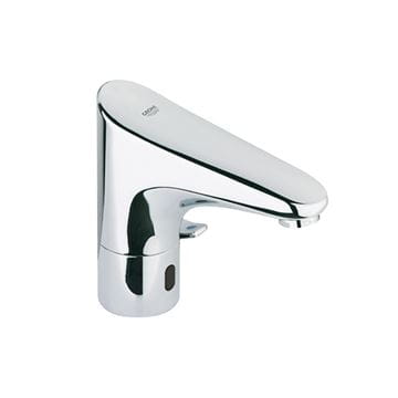 GROHE EUROPLUS E umyvadlová senzorová baterie s regulací vody, napájení ze sítě, chrom