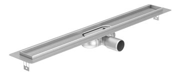 ACO SHOWERDRAIN C sprchový žlab 985 mm, do prostoru, boční odtok DN 50, bez roštu, nerez ocel