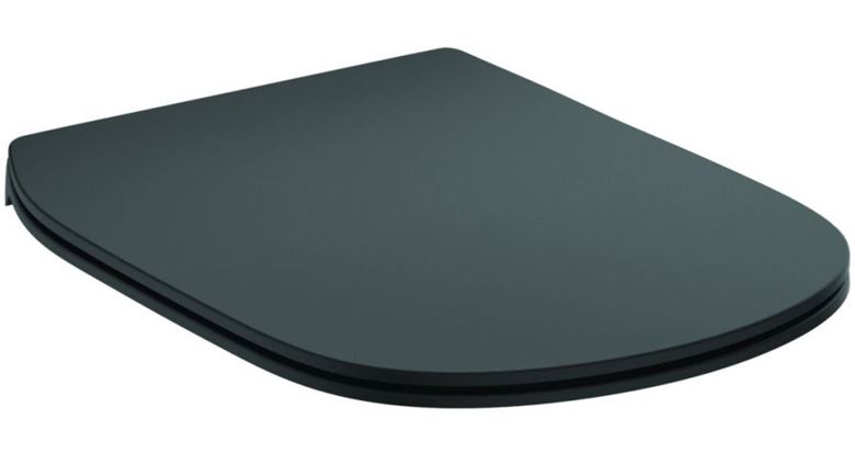 IDEAL STANDARD TESI WC sedátko Ultra Slim, SoftClose, hedvábná černá T3527V3 Obrázek - Hlavní obrázek