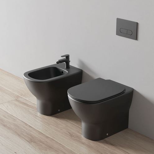 IDEAL STANDARD TESI WC sedátko Ultra Slim, SoftClose, hedvábná černá T3527V3 Obrázek - fotka