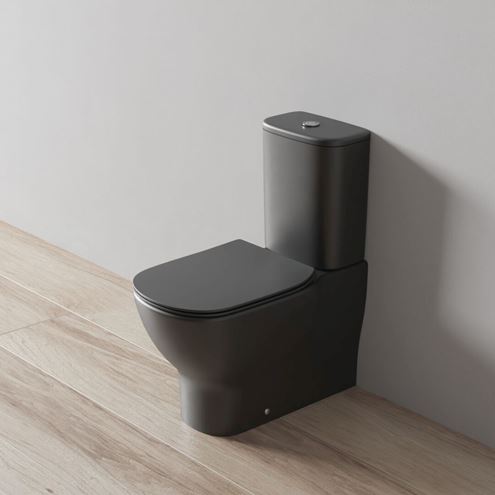 IDEAL STANDARD TESI WC sedátko Ultra Slim, SoftClose, hedvábná černá T3527V3 Obrázek - fotka