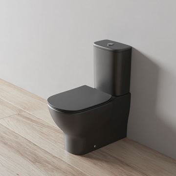IDEAL STANDARD TESI WC sedátko Ultra Slim, SoftClose, hedvábná černá T3527V3 Obrázek - fotka
