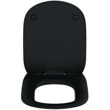 IDEAL STANDARD TESI WC sedátko Ultra Slim, SoftClose, hedvábná černá T3527V3 Obrázek - fotka