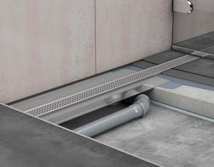 ACO SHOWERDRAIN C sprchový žlab 985 mm, do prostoru, boční odtok DN 50, bez roštu, nerez ocel 9010.88.04 Obrázek - fotka