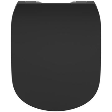 IDEAL STANDARD TESI WC sedátko Ultra Slim, SoftClose, hedvábná černá T3527V3 Obrázek - fotka