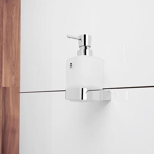 NIMCO KIBO dávkovač tekutého mýdla 300 ml, nástěnný, sklo, chrom KI 14031C-T-26 Obrázek - fotka