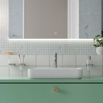 NIMCO MAYA dávkovač tekutého mýdla 290 ml, nástěnná, sklo, chrom MA 29031H-26 Obrázek - fotka