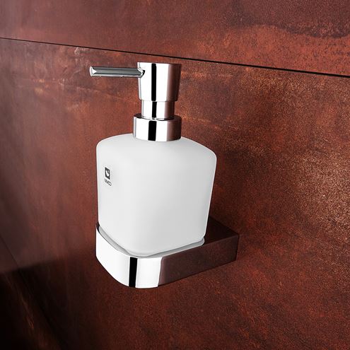 NIMCO NIKAU dávkovač tekutého mýdla 300 ml, nástěnný, sklo, chrom NK 30031C-T-26 Obrázek - fotka