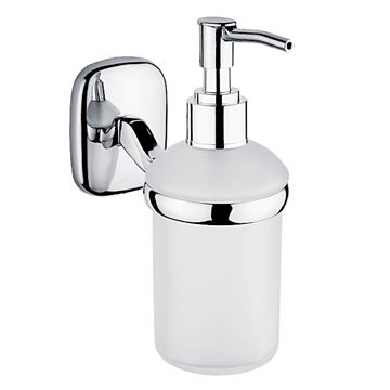 NIMCO SIMONA dávkovač tekutého mýdla 200 ml, nástěnný, sklo, chrom
