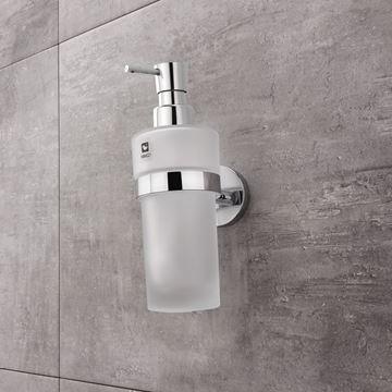 NIMCO UNIX dávkovač tekutého mýdla 250 ml, nástěnný, sklo, chrom UN 13031W-T-26 Obrázek - fotka