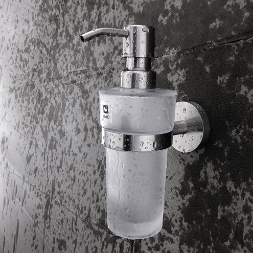 NIMCO UNIX dávkovač tekutého mýdla 250 ml, nástěnný, sklo, nerez ocel UNM 13031WL-10 Obrázek - fotka