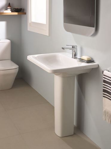 IDEAL STANDARD TONIC II umyvadlová stojánková baterie, s odtokovou soupravou, chrom A6326AA Obrázek - fotka