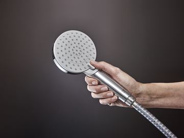HANSGROHE VERNIS BLEND SHOWERPIPE 200 sprchový set s termostatickou baterií, horní sprcha, ruční sprcha se 2 proudy, tyč, hadice, chrom 26276000 Obrázek - fotka
