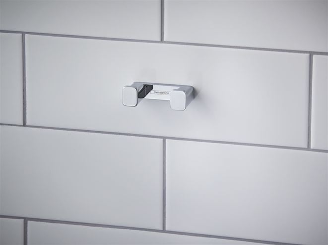 HANSGROHE ADDSTORIS dvojháček na ručníky, chrom 41755000 Obrázek - fotka