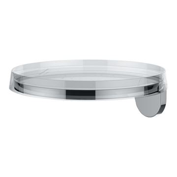 KARTELL BY LAUFEN police, nástěnná, chrom/transparentní
